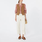 WEEKEND MAX MARA WKDVetusta Suede Waistcoat in Brown
