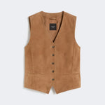 WEEKEND MAX MARA WKDVetusta Suede Waistcoat in Brown
