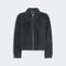WEEKEND MAX MARA WKDZuppa Suede Adjustable Hem Drawstring Jacket in Navy