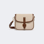WEEKEND MAX MARA WKAgap Cotton Canvas Crossbody Bag in Brown