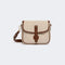 WEEKEND MAX MARA WKAgap Cotton Canvas Crossbody Bag in Brown