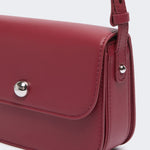 WEEKEND MAX MARA WKAPetali Smooth Calfskin Crossbody Handbag in Red