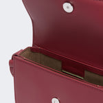 WEEKEND MAX MARA WKAPetali Smooth Calfskin Crossbody Handbag in Red