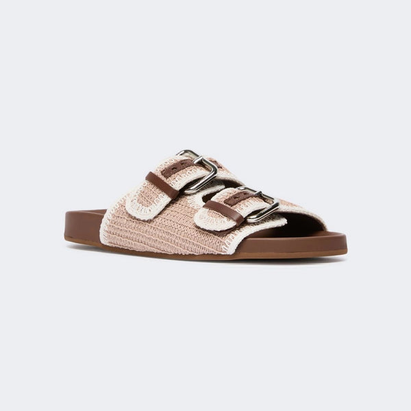 WEEKEND MAX MARA WKAbonito Slides in Beige