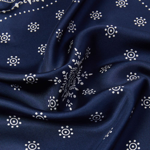 WEEKEND MAX MARA Siam Square Scarf in Ultramarine