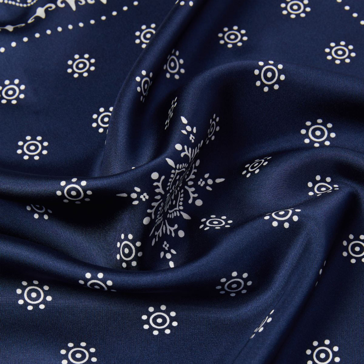WEEKEND MAX MARA Siam Square Scarf in Ultramarine
