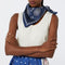WEEKEND MAX MARA Siam Square Scarf in Ultramarine