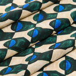 WEEKEND MAX MARA WKAonesto Printed Silk Scarf in Dark Green