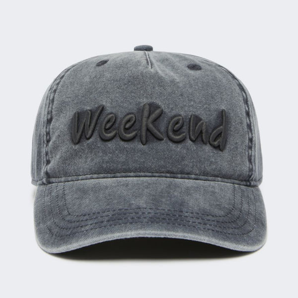 WEEKEND MAX MARA Bruno Canvas Baseball Cap in Navy