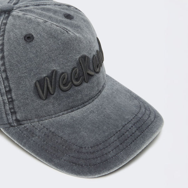 WEEKEND MAX MARA Bruno Canvas Baseball Cap in Navy