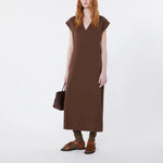 WEEKEND MAX MARA WKDMirto Jersey Dress in Chocolate