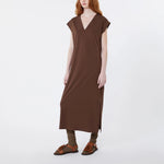 WEEKEND MAX MARA WKDMirto Jersey Dress in Chocolate