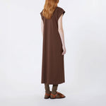 WEEKEND MAX MARA WKDMirto Jersey Dress in Chocolate