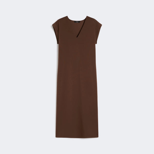 WEEKEND MAX MARA WKDMirto Jersey Dress in Chocolate
