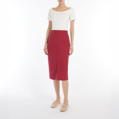 WEEKEND MAXMARA Virtus Top in Ivory
