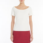 WEEKEND MAXMARA Virtus Top in Ivory