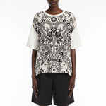 WEEKEND MAX MARA Pampas Top in Ivory Batik