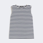 WEEKEND MAX MARA WKDMultih Stripe Tank in Navy