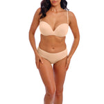 WACOAL Ines Secret Underwire Moulded Strapless Bra in Frappe