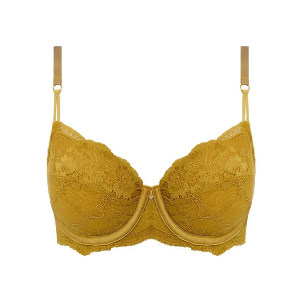 WACOAL Natsuki Lace Balcony Bra in Antique Gold