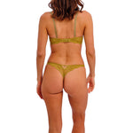 WACOAL Natsuki Lace Tanga Brief in Antique Gold