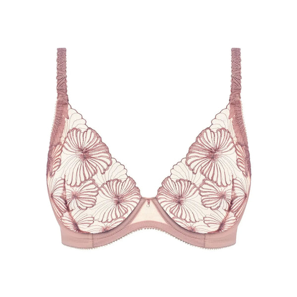 WACOAL Cateline UW Plunge Bra in Aspen Rose