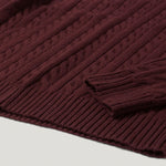 BELSTAFF Westport Crew Neck Jumper in Oxblood