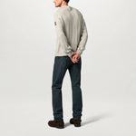 BELSTAFF Westport Crew Neck Jumper in Pale Stone