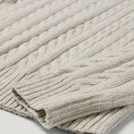 BELSTAFF Westport Crew Neck Jumper in Pale Stone