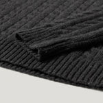 BELSTAFF Westport Quarter Zip Jumper in Charcoal Melange