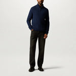 BELSTAFF Westport Quarter Zip Jumper in Dark Ink