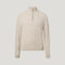BELSTAFF Westport Quarter Zip Jumper in Pale Stone