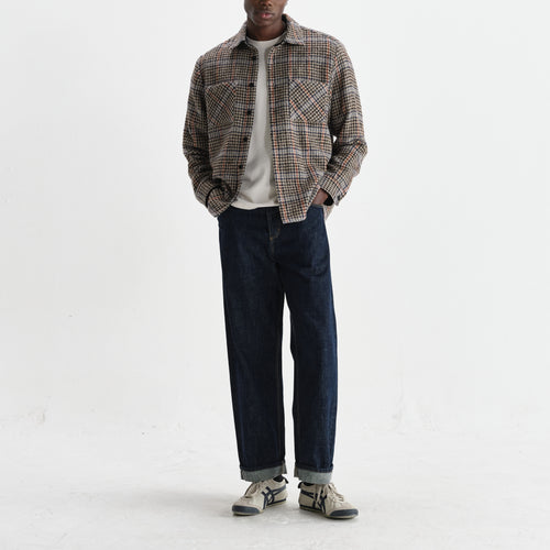 WAX LONDON Whiting Overshirt in Grey