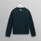 WAX LONDON Wilde Fluffy Wool Crewneck in Teal