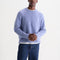 WAX LONDON Wilde Crewneck Fluffy Wool Blend Jumper in Pale Blue