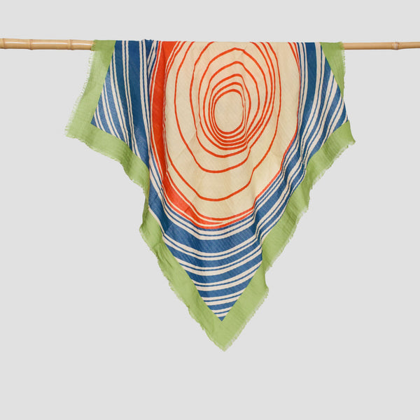 LOVAT&GREEN Haze Linen Scarf in Vanilla