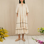 BONTE Winona Dress in Ecru/Multi