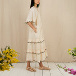BONTE Winona Dress in Ecru/Multi
