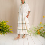 BONTE Winona Dress in Ecru/Multi