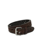 WEEKEND MAX MARA WKAgiunchi Leather Belt in Chocolate