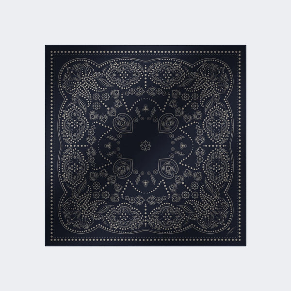 WEEKEND MAX MARA WKAeducata Wool & Silk Stole in Midnight Blue