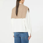 WEEKEND MAX MARA WKApiroga Cashmere Button Up Collar in Beige