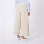 WEEKEND MAX MARA WKDAriete Cotton Drill Trousers in Sand