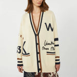 WEEKEND MAX MARA WKDBlasone Oversized Cotton-Blend Cardigan in Black