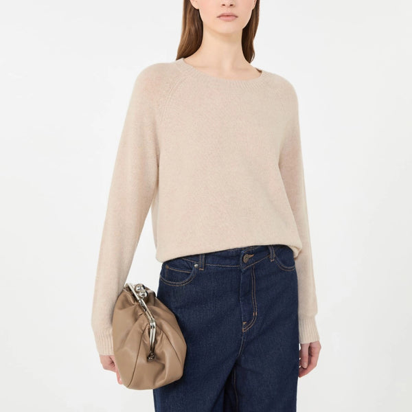 WEEKEND MAX MARA WKDCicala Pure Cashmere Sweater in Sand