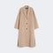 WEEKEND MAX MARA WKDGalosce Double-Faced Wool-Blend Coat in Camel