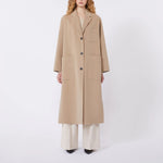 WEEKEND MAX MARA WKDGalosce Double-Faced Wool-Blend Coat in Camel