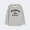 WEEKEND MAX MARA WKDGommoso Cotton Jersey Sweatshirt in Light Grey
