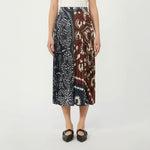 WEEKEND MAX MARA WKDMilord Printed Twill Skirt in Tobacco