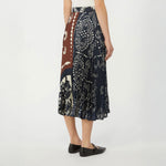 WEEKEND MAX MARA WKDMilord Printed Twill Skirt in Tobacco